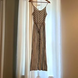 Never Worn Blue & White Striped Romper Size M